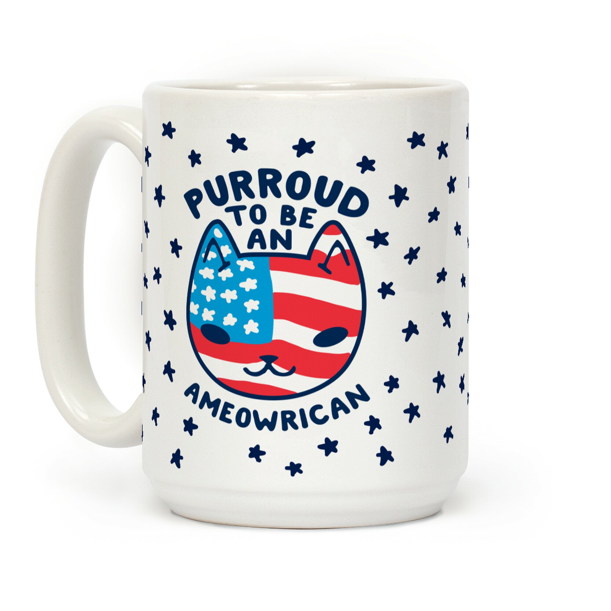 Purroud to be an Ameowrican Coffee Mug